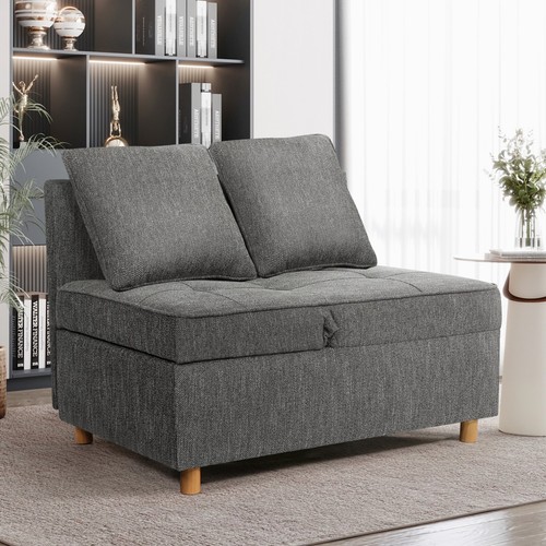 Folding ottoman sofa bed - ottoman, chair